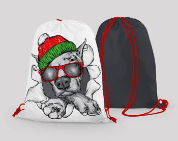 Worko-plecak świąteczny pies WX148